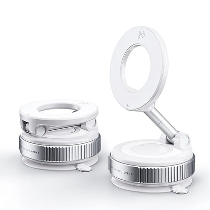Magnetic mobile phone holder | Freely adjustable with vacuum mount 