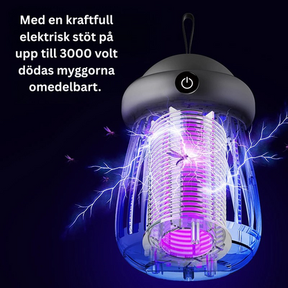 Mosquito trap with UV light and carbon dioxide 