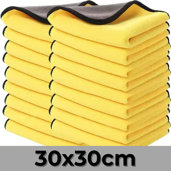 Microfiber Cloth - Double-sided & super absorbent for home and car
