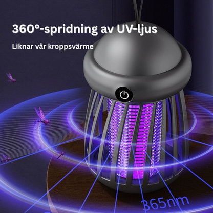 Mosquito trap with UV light and carbon dioxide 