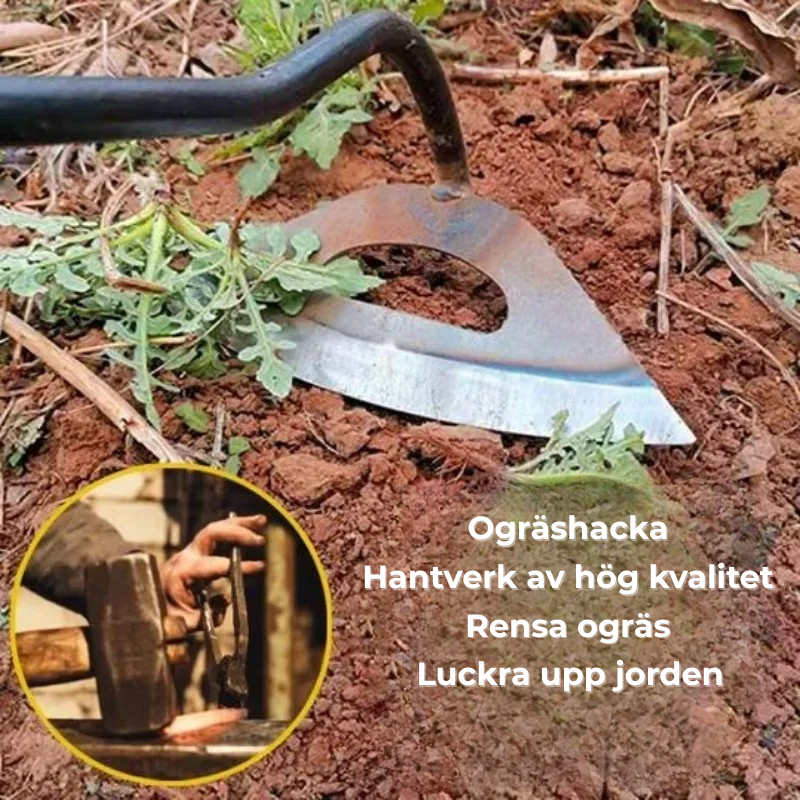 Hardened Steel Garden Hoe – Effective Weed Remover