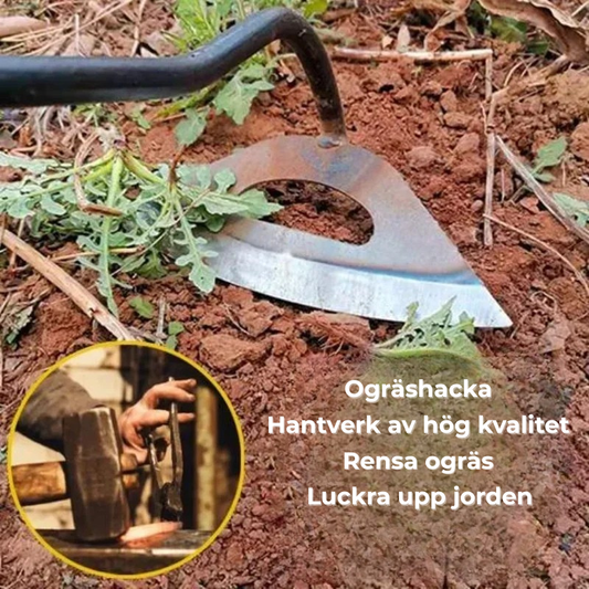 Hardened Steel Garden Hoe – Effective Weed Remover