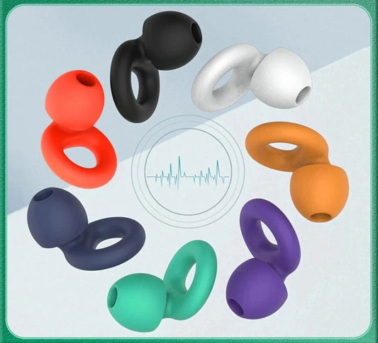 Silent Earplugs – Noise Reduction for Sleep, Work & Travel (Reusable)
