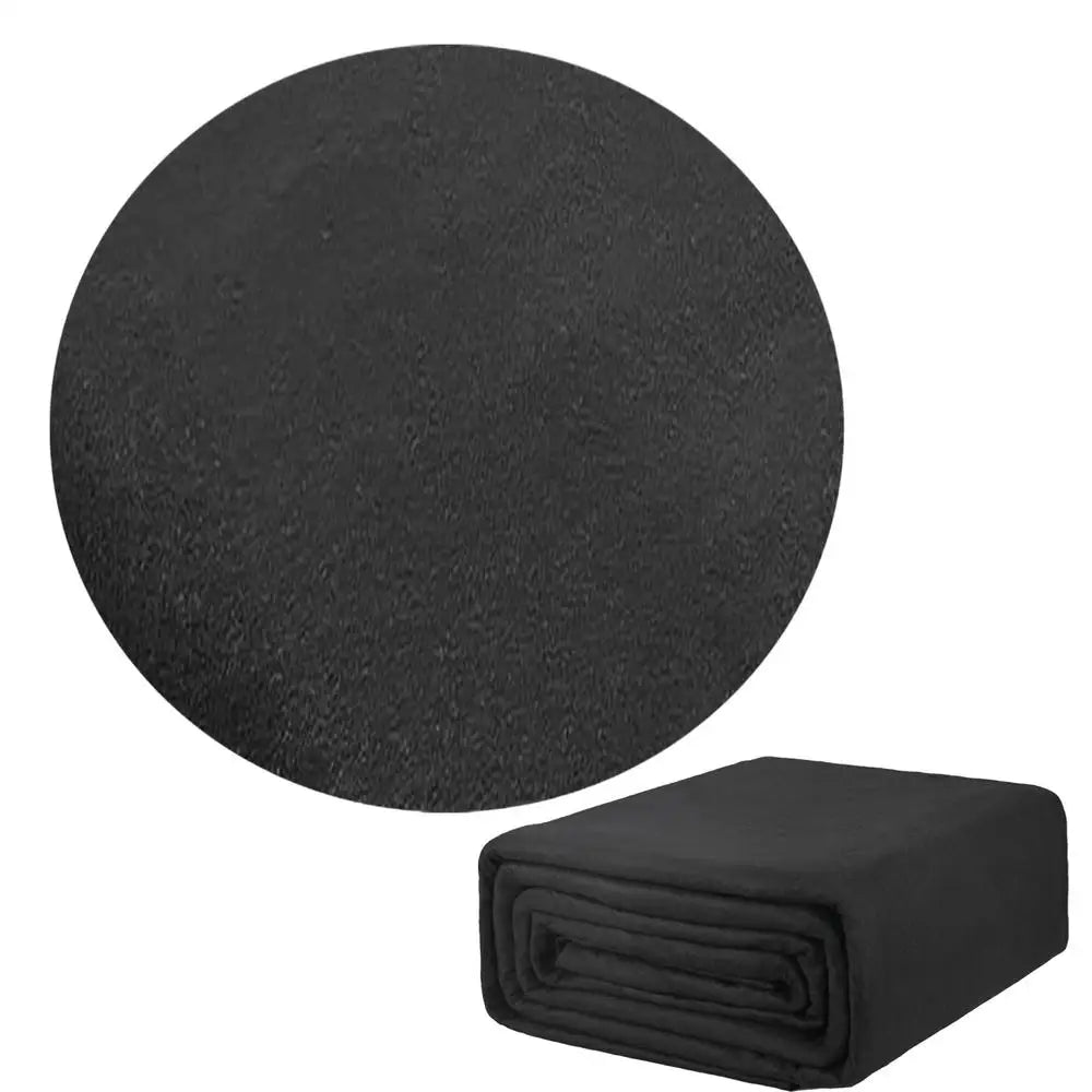 Round ground cloth for pool or trampoline 