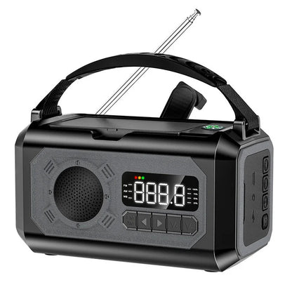 3-in-1 Emergency Radio with Power Bank & Flashlight – Emergency Preparedness for Power Outages