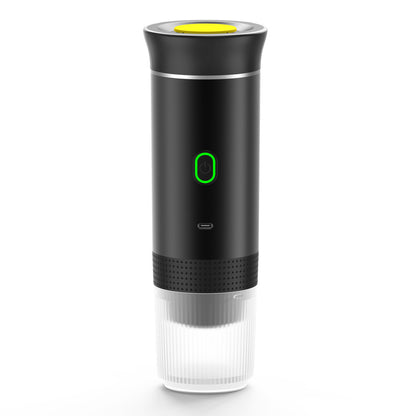 svart espressomaskin USB laddbar