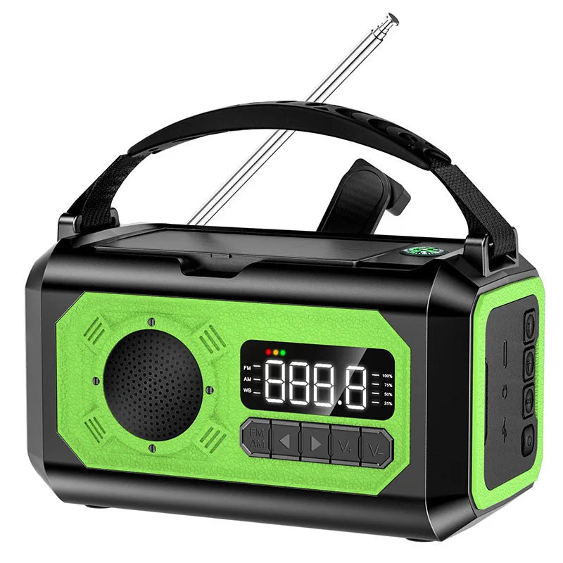 3-in-1 Emergency Radio with Power Bank & Flashlight – Emergency Preparedness for Power Outages